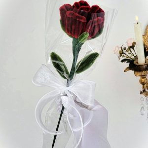 Rose éternelle rouge