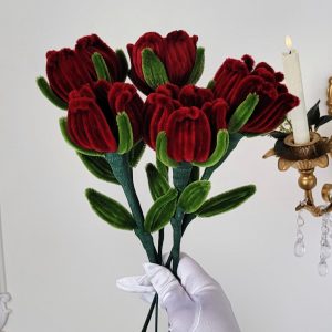 Rose éternelle rouge