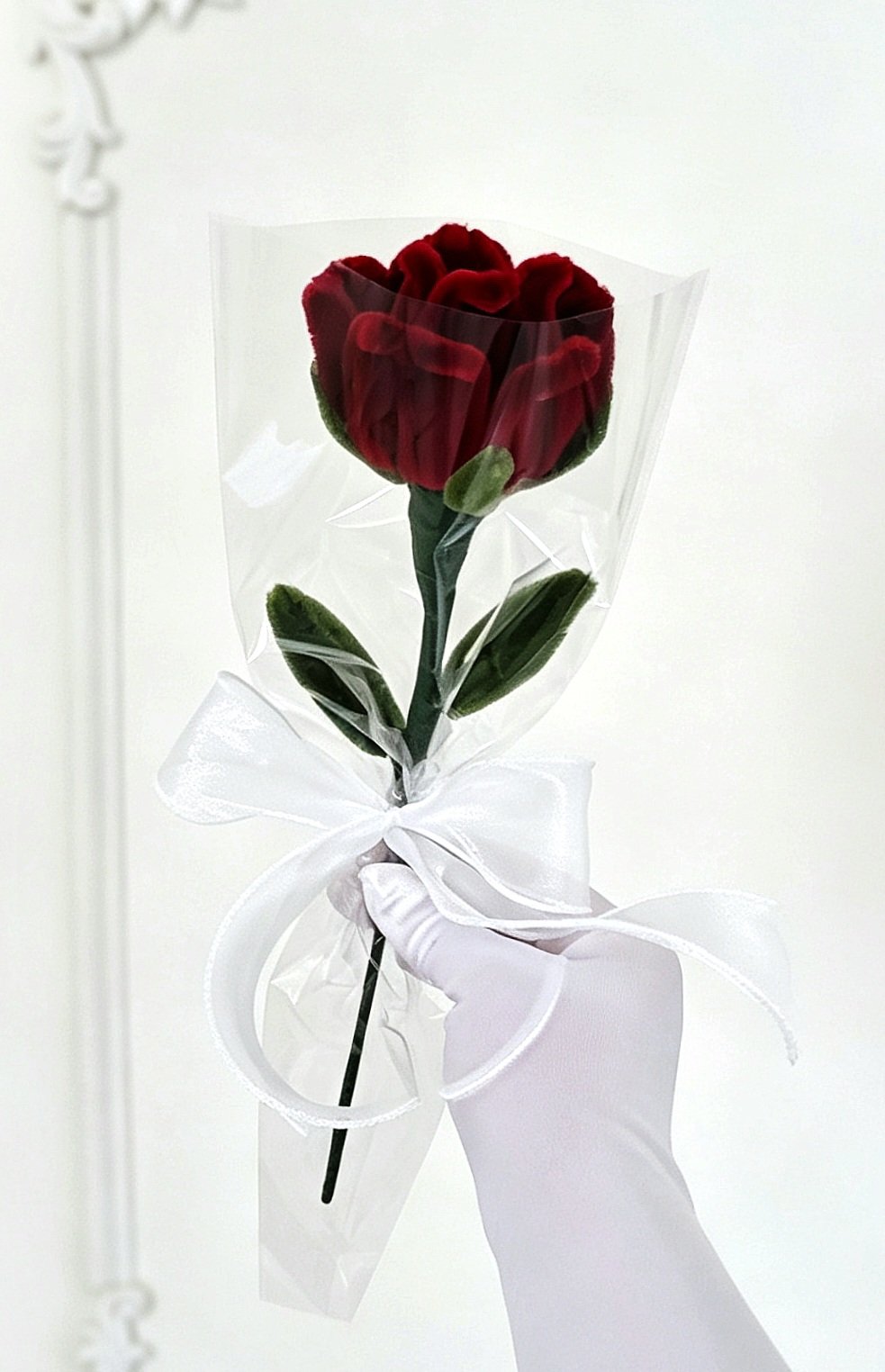 Rose éternelle rouge