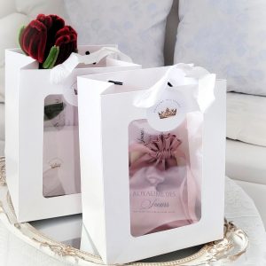 Sac cadeau blanc