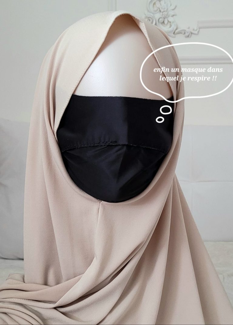 masque respirant pour niqab